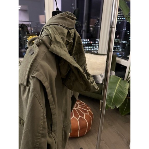 DIESEL MENS J-CHIKA MILITARY JACKET COAT OLIVE GREEN SIZE MEDIUM - Picture 10 of 12